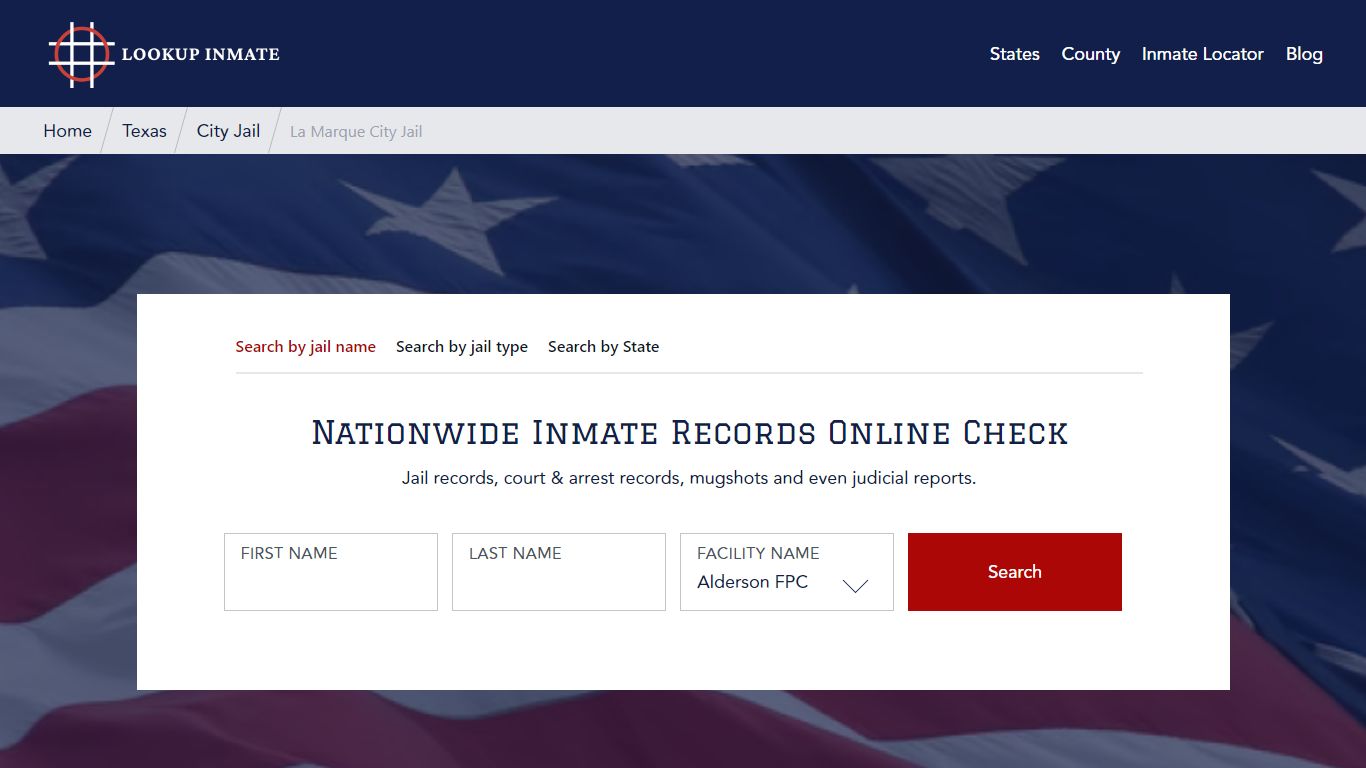 La Marque City Jail in Texas - Lookup Inmate